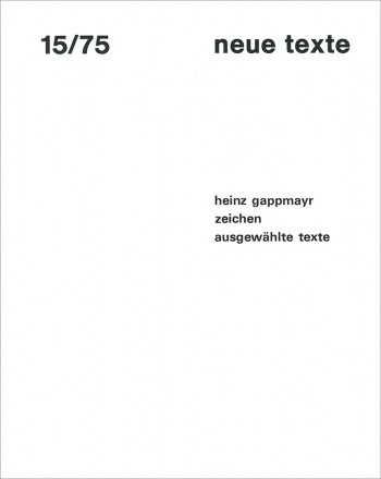 neue texte 15