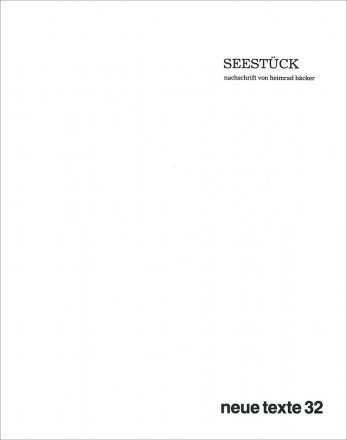 neue texte 32 seestück