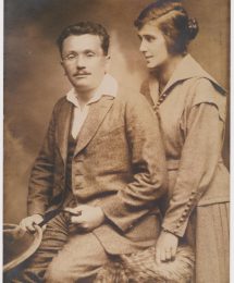 Gerschon-Schoffmann-mit-Frau-Copyright-Gnazim Institute, Hebrew Writers Assosciation